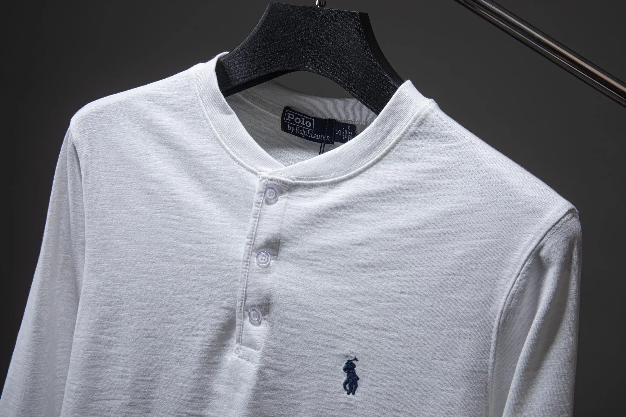 SL (Black White ) Ralph Lauren T Same Style 32 Breathable 1x 1 oversize 1:1 Premium :Black White Size:S-XL